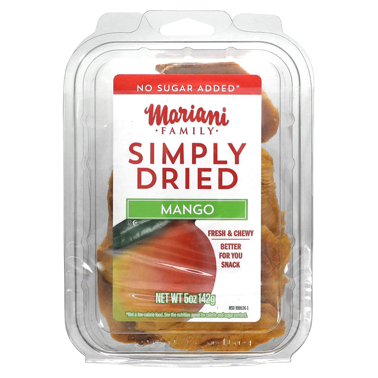 Mariani Dried Fruit, Family, Simply Dried Mango, 5 oz ( 142 g) - Supply Center USA