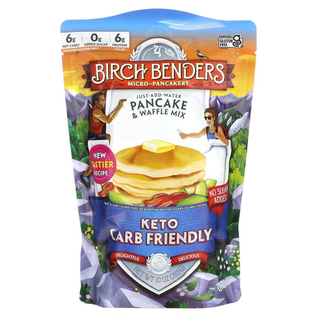 Birch Benders, Pancake & Waffle Mix, Keto, 10 oz (283 g) - Supply Center USA