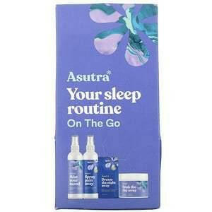 Asutra, You Sleep Routine On The Go, Travel Set, 4 Piece Set - HealthCentralUSA