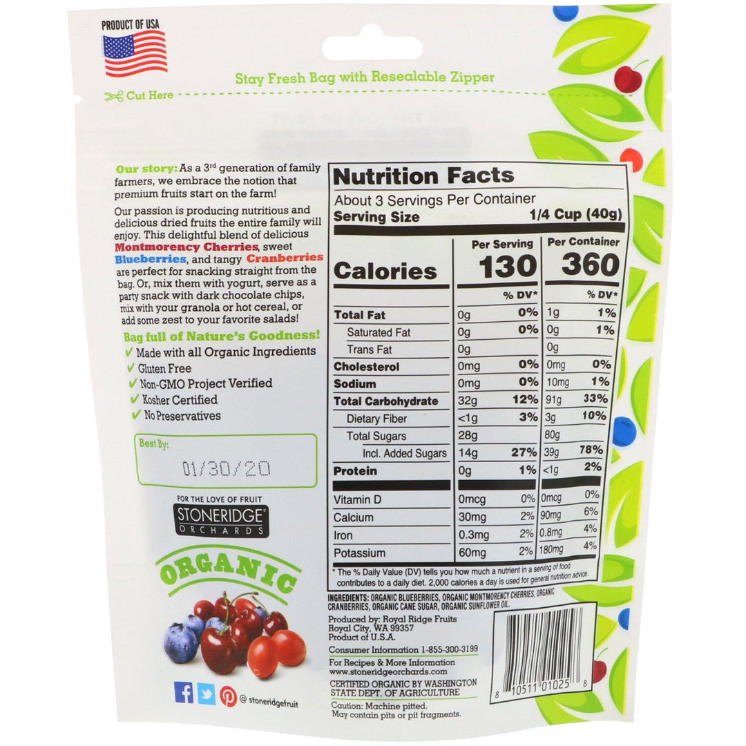 Stoneridge Orchards, Organic, Mixed Berries, 4 oz (113 g) - HealthCentralUSA