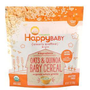 Happy Family Organics, Clearly Crafted, Oats & Quinoa Baby Cereal, 7 oz (198 g) - Supply Center USA