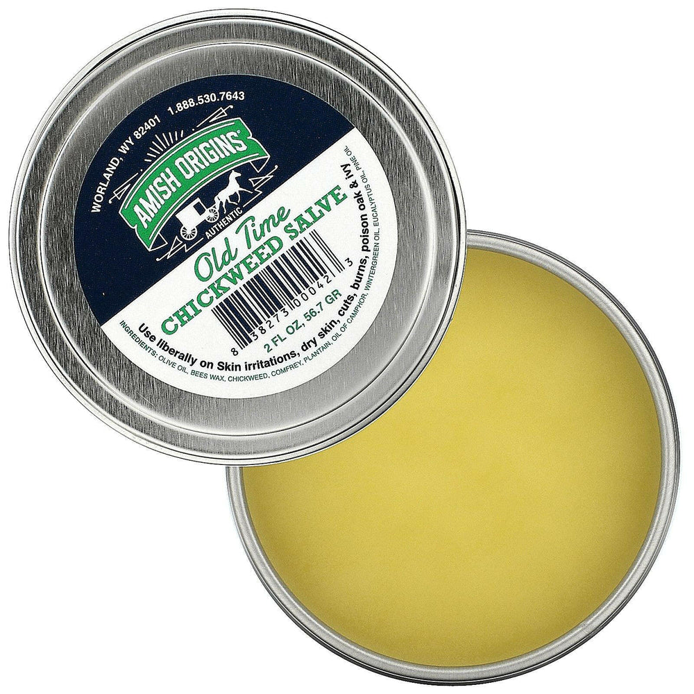 Amish Origins, Old Time Chickweed Salve, 2 fl oz (56.7 gr) - HealthCentralUSA