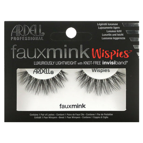 Ardell, Faux Mink, Wispies, 1 Pair - Supply Center USA