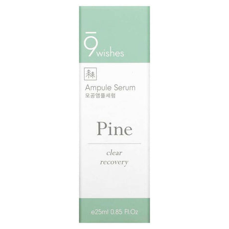 9Wishes, Pine, Ampule Serum, 0.85 fl oz (25 ml) - Supply Center USA