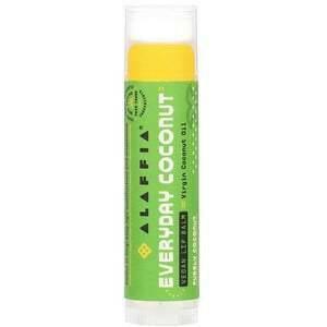 Alaffia, Everyday Coconut, Vegan Lip Balm, Purely Coconut, 0.15 oz (4.25 g) - Supply Center USA