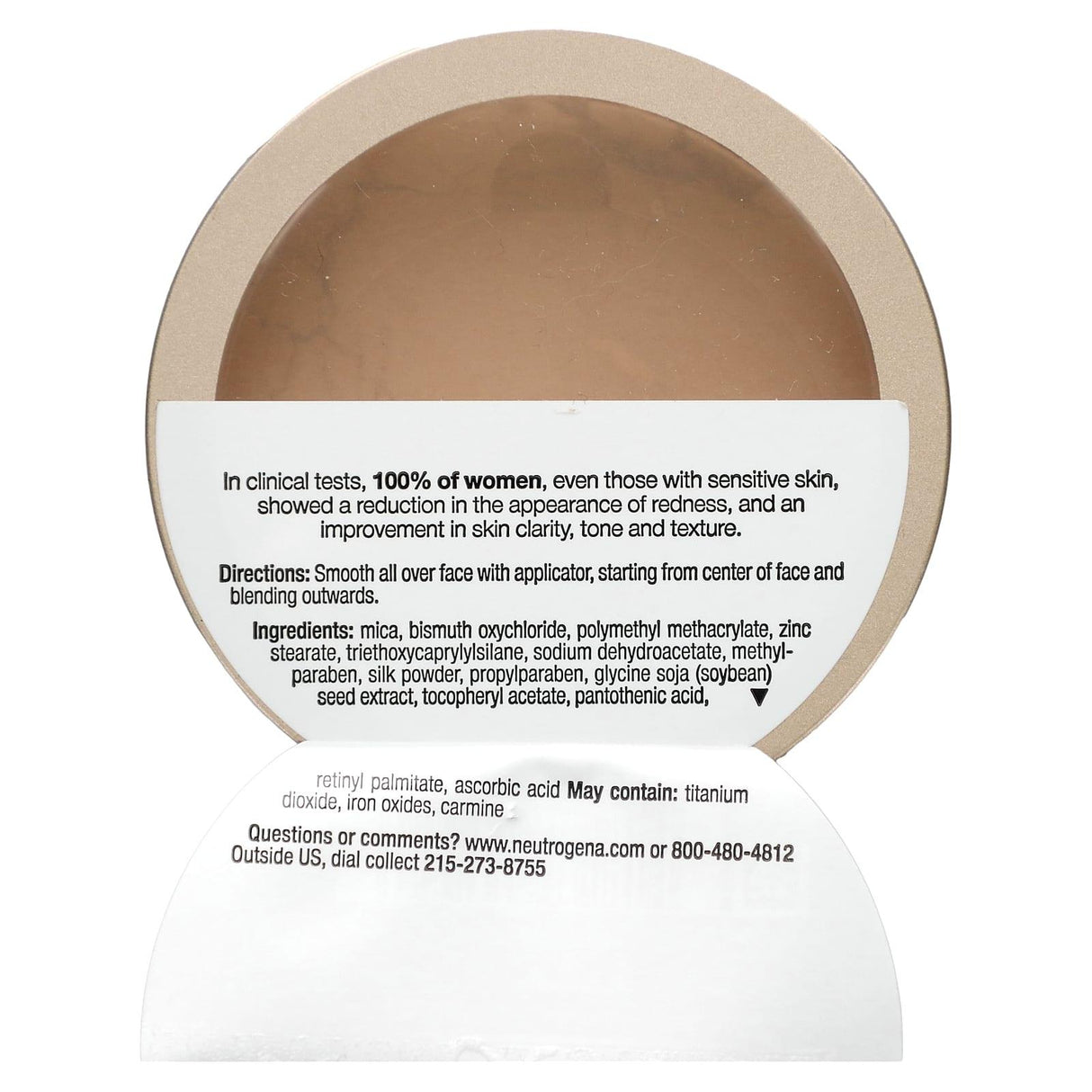 Neutrogena, Mineral Sheers Loose Powder Foundation, Nude 40, 0.19 oz (5.5 g) - Supply Center USA