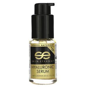 Source Naturals, Skin Eternal, Hyaluronic Serum, 1 fl oz (30 ml) - HealthCentralUSA