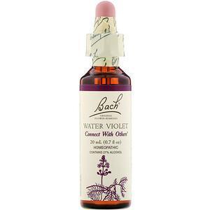 Bach, Original Flower Remedies, Water Violet, 0.7 fl oz (20 ml) - Supply Center USA