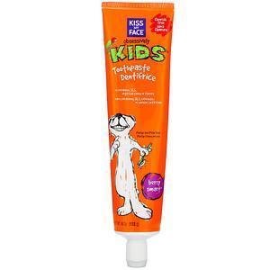 Kiss My Face, Obsessively Kids, Toothpaste, Fluoride Free, Berry Smart, 4 oz (113 g) - Supply Center USA