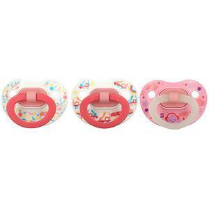 NUK, Orthodontic Pacifier Value Pack, 6-18 Months, 3 Pack - Supply Center USA