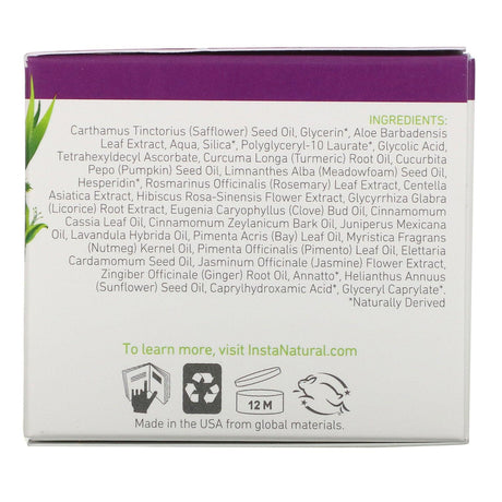 InstaNatural, Exfoliating Glycolic Beauty Mask, 2 oz (56 g) - Supply Center USA