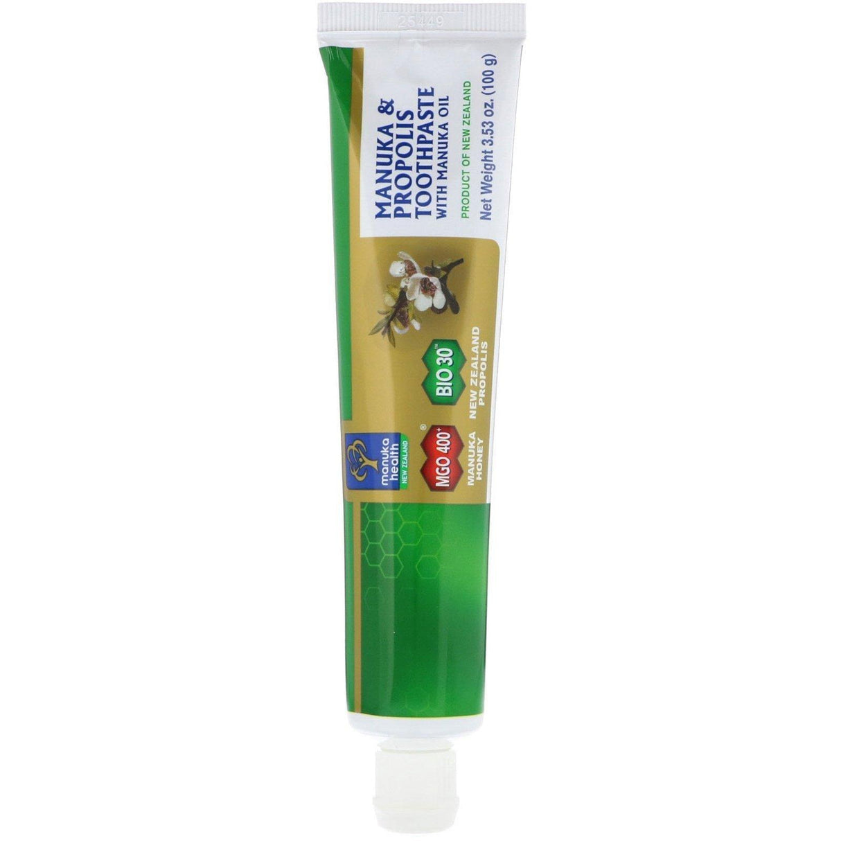 Manuka Health, Manuka & Propolis Toothpaste With Manuka Oil, 3.53 oz (100 g) - Supply Center USA
