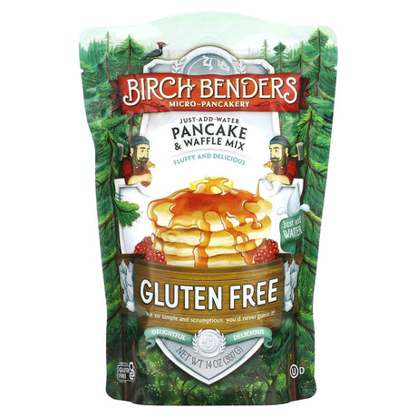 Birch Benders, Pancake & Waffle Mix, Gluten Free, 14 oz (397 g) - Supply Center USA