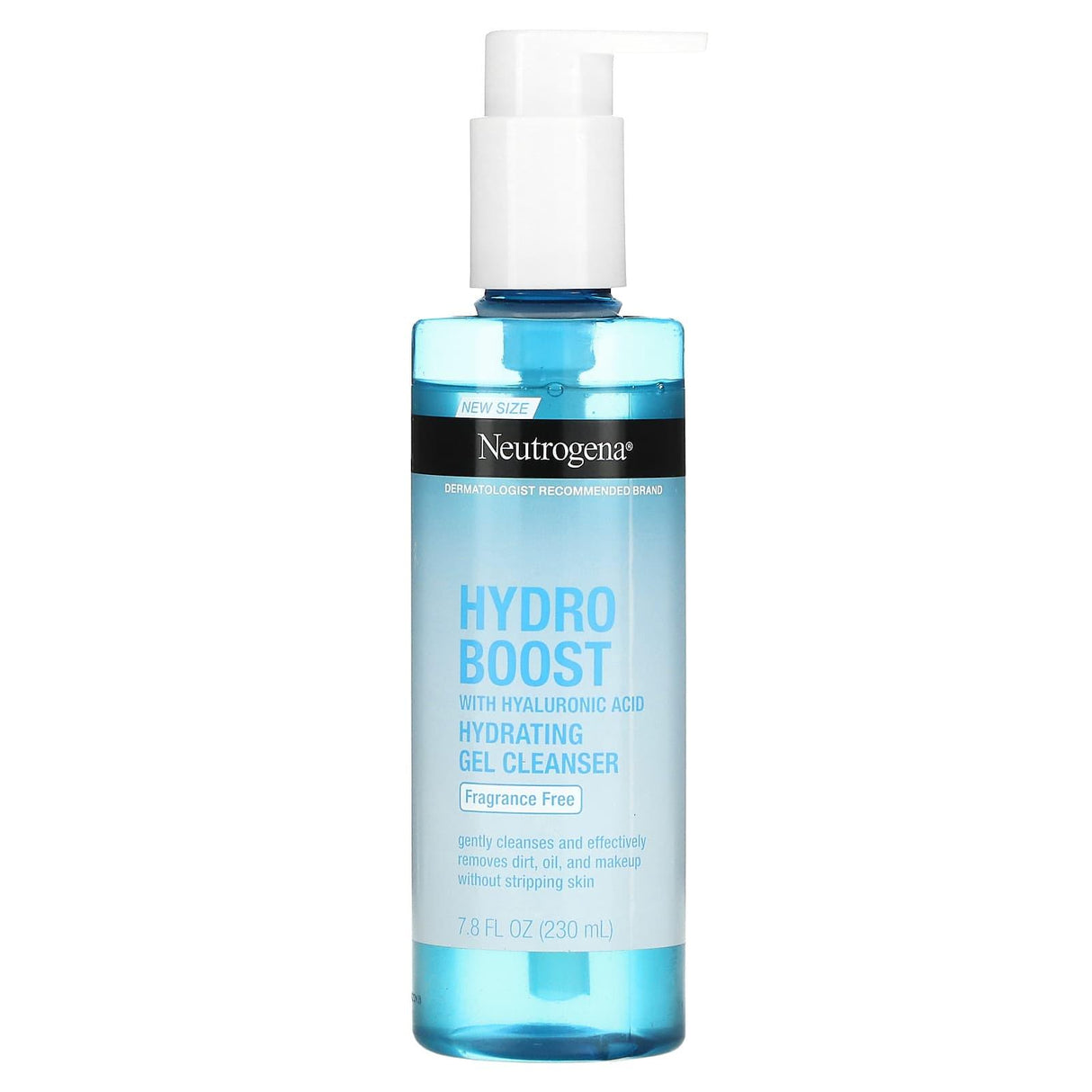 Neutrogena, Hydro Boost With Hyaluronic Acid, Soothing Milk Cleanser, Fragrance Free, 7.8 fl oz (230 ml) - Supply Center USA