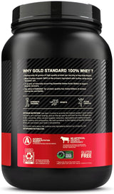 Optimum Nutrition Gold Standard 100% Whey Protein Powder, Double Rich Chocolate, 2 Pound (Packaging May Vary)