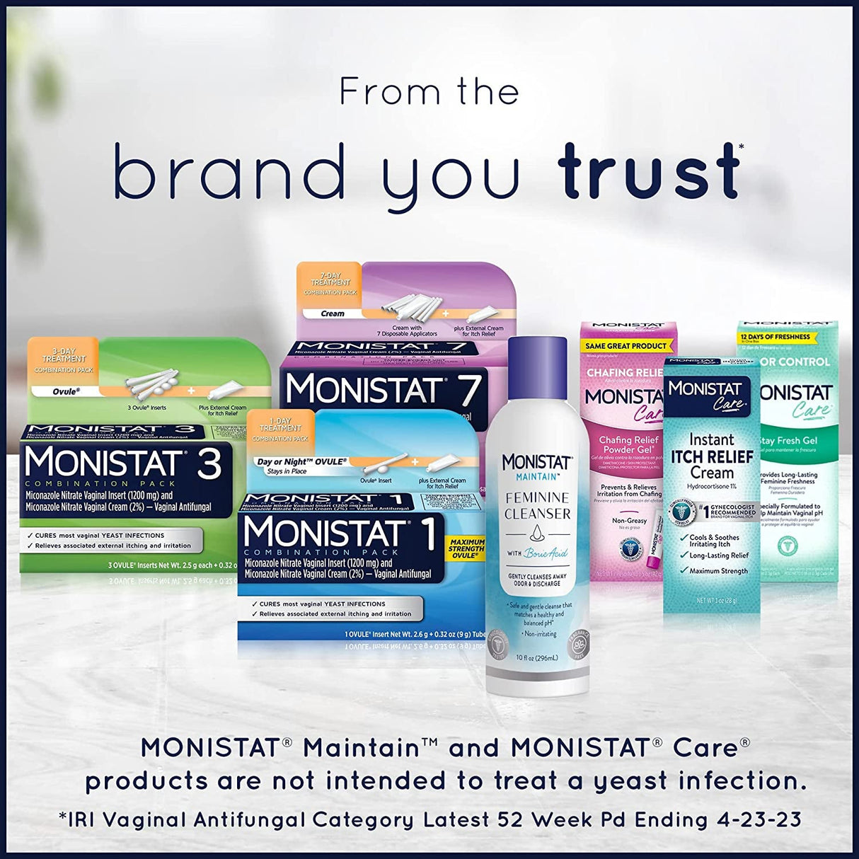 Monistat Instant Itch Relief Spray for Women, Maximum Strength Feminine Itch Care, 2 Oz
