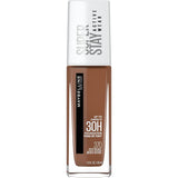 Maybelline Super Stay Full Coverage Liquid Foundation Active Wear Makeup, up to 30Hr Wear, Transfer, Sweat & Water Resistant, Matte Finish, Light Beige, 1 Count - Supply Center USA