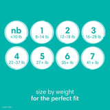 Pampers Baby Dry Diapers - Size 1, 120 Count, Absorbent Disposable Diapers