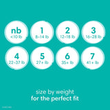 Pampers Baby Dry Diapers - Size 1, 120 Count, Absorbent Disposable Diapers