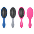 Conair Detangling Hair Brush 3PK - for Wet and Dry Hair - Curly Hair Brush - Hair Brushes for Women - Detangler Brush - Hair Brushes for Women - Evergreen, Blush Pink, Black Assorted