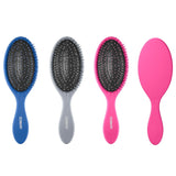 Conair Detangling Hair Brush 3PK - for Wet and Dry Hair - Curly Hair Brush - Hair Brushes for Women - Detangler Brush - Hair Brushes for Women - Evergreen, Blush Pink, Black Assorted