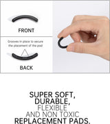 Eyelash Curler Refill Pads Compatible with Shiseido,Eyelash Curler Refill 24Pcs,Silicone Lash Curler Refill Pads Compatible with Shiseido