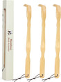 2 Pack Wooden Bamboo Back Scratcher, 17 Inch Long Handle Back Scratchers for Adults Men Women, with Beautiful Gift Packaging