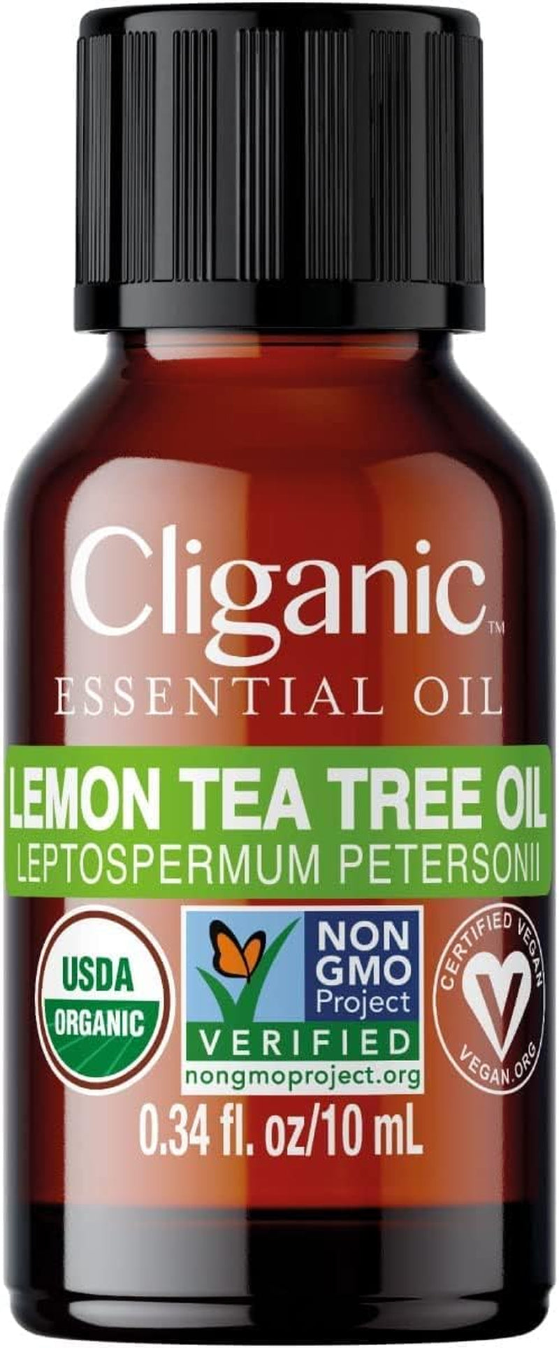 Cliganic Organic Essential Oils Set (Top 5) - 100% Pure Natural - Aromatherapy, Candle Making - Peppermint, Lavender, Eucalyptus, Lemongrass & Orange (Packaging May Vary)