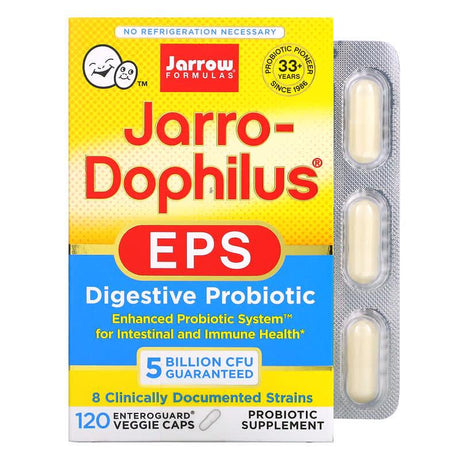 Jarrow Formulas, Jarro-Dophilus EPS, 50 Billion, 30 Enteroguard Veggie Caps - Supply Center USA