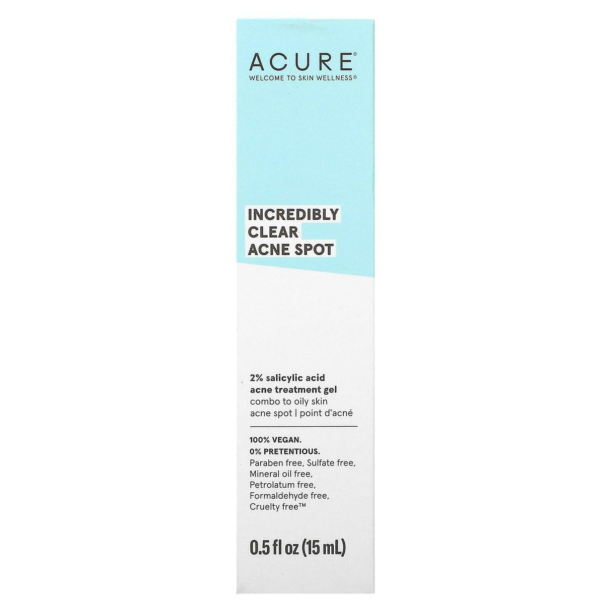 ACURE, Incredibly Clear Acne Spot, 0.5 fl oz (15 ml) - Supply Center USA