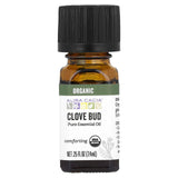 Aura Cacia, Pure Essential Oil, Organic Clove Bud, .25 fl oz (7.4 ml)