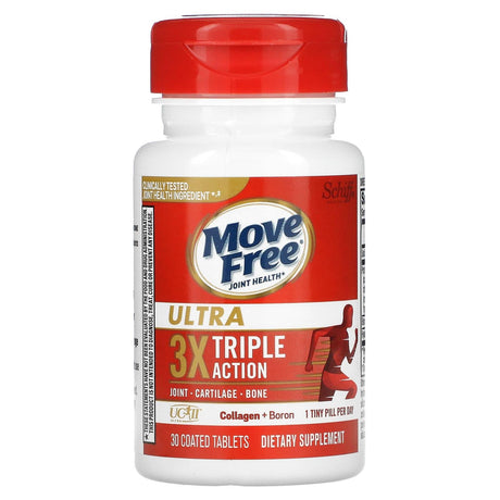 Schiff, Move Free Joint Health, Ultra, Triple Action, 30 Coated Tablets - Supply Center USA