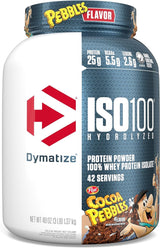 Dymatize ISO100 Hydrolyzed Protein Powder, 100% Whey Isolate, 25G of Protein, 5.5G Bcaas, Gluten Free, Fast Absorbing, Easy Digesting, Gourmet Vanilla, 20 Servings