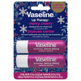 Vaseline Lip Therapy Stick Twin Pack – Merry Cherry Holiday Limited Edition (3-Pack)