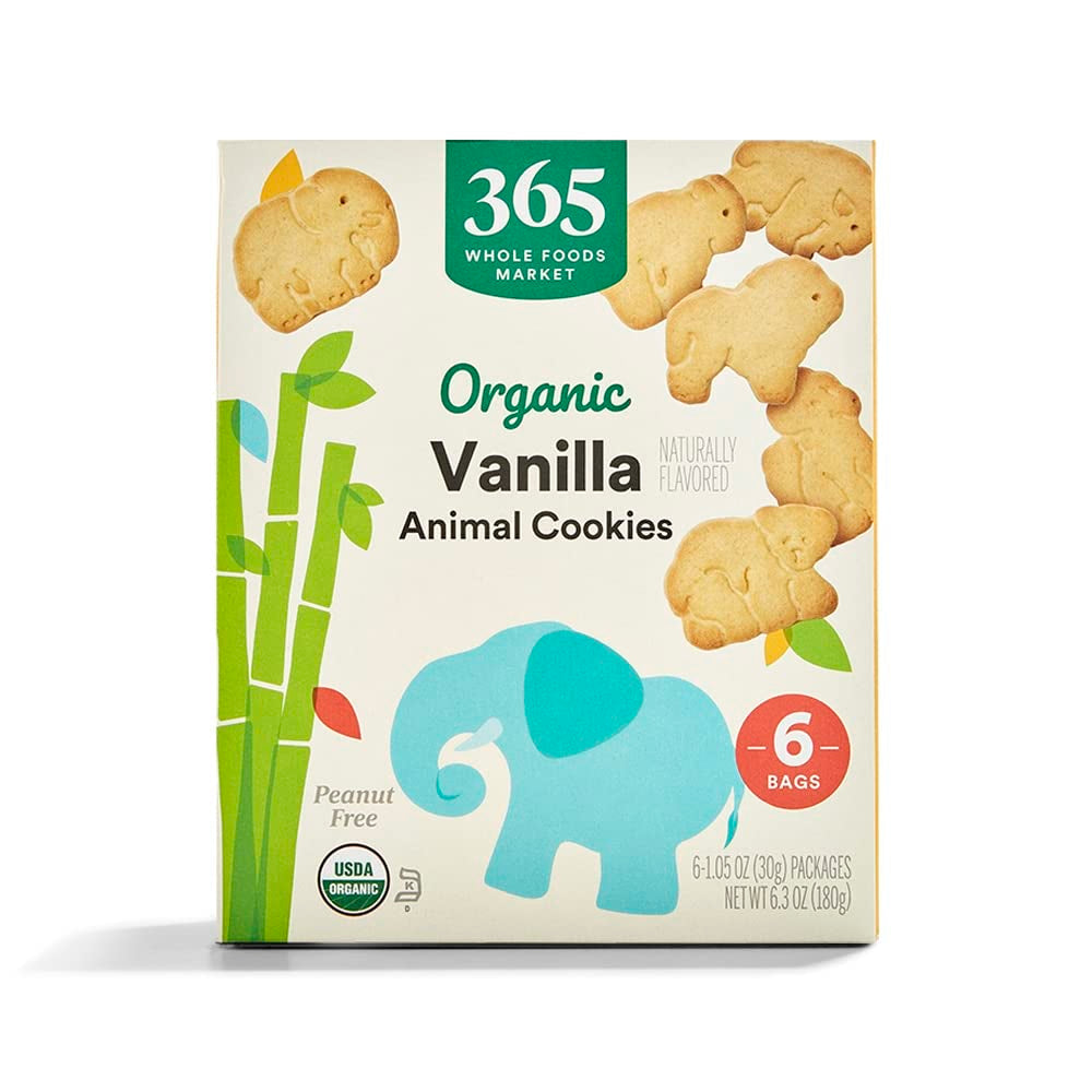 365 by Whole Foods Market, Organic Vanilla Animal Cookie, 11 Ounce