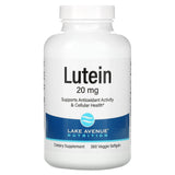 Lake Avenue Nutrition, Lutein, 20 mg, 360 Veggie Softgels - Supply Center USA