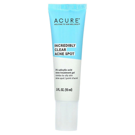 ACURE, Incredibly Clear Acne Spot, 0.5 fl oz (15 ml) - Supply Center USA