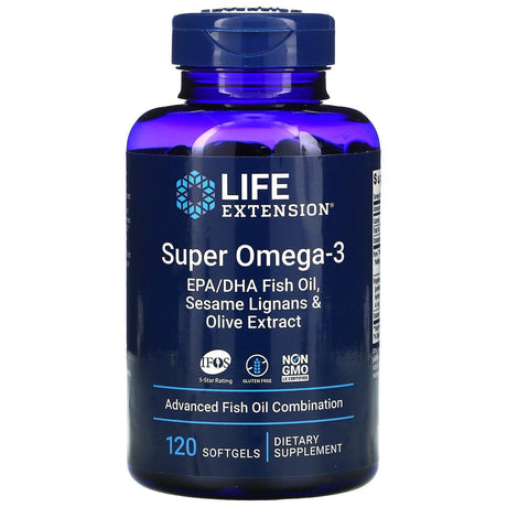 Life Extension, Super Omega-3, 60 Softgels - Supply Center USA