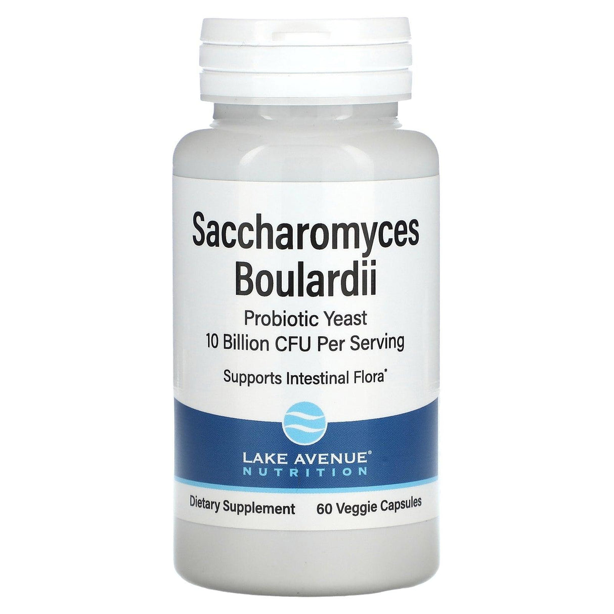 Lake Avenue Nutrition, Saccharomyces Boulardii, 10 Billion CFU, 60 Veggie Capsules - Supply Center USA