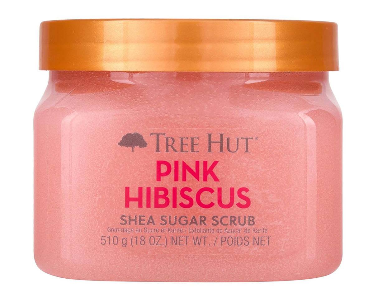 Tree Hut Blue Lagoon Shea Sugar Scrub | Exfoliating Body Scrub Removes Dead, Dry Skin for a Soft & Hydrated Feel | Nourishing Essential Body Care | 18 Fl Oz.