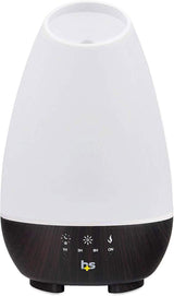 Healthsmart Essential Oil Diffuser, Cool Mist Humidifier and Aromatherapy Diffuser, FSA HSA Eligible with 500ML Tank for Large Rooms, Adjustable Timer, Mist Mode and 7 LED Light Colors, White