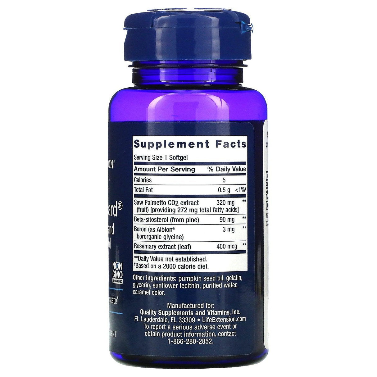 Life Extension, PalmettoGuard, Saw Palmetto and Beta-Sitosterol, 30 Softgels - Supply Center USA