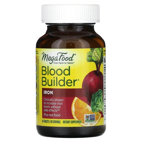 MegaFood, Blood Builder, Iron, 180 Tablets - Supply Center USA