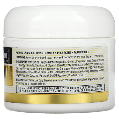 Mason Natural, Collagen Premium Skin Cream, Pear Scented, 4 oz (114 g) - Supply Center USA