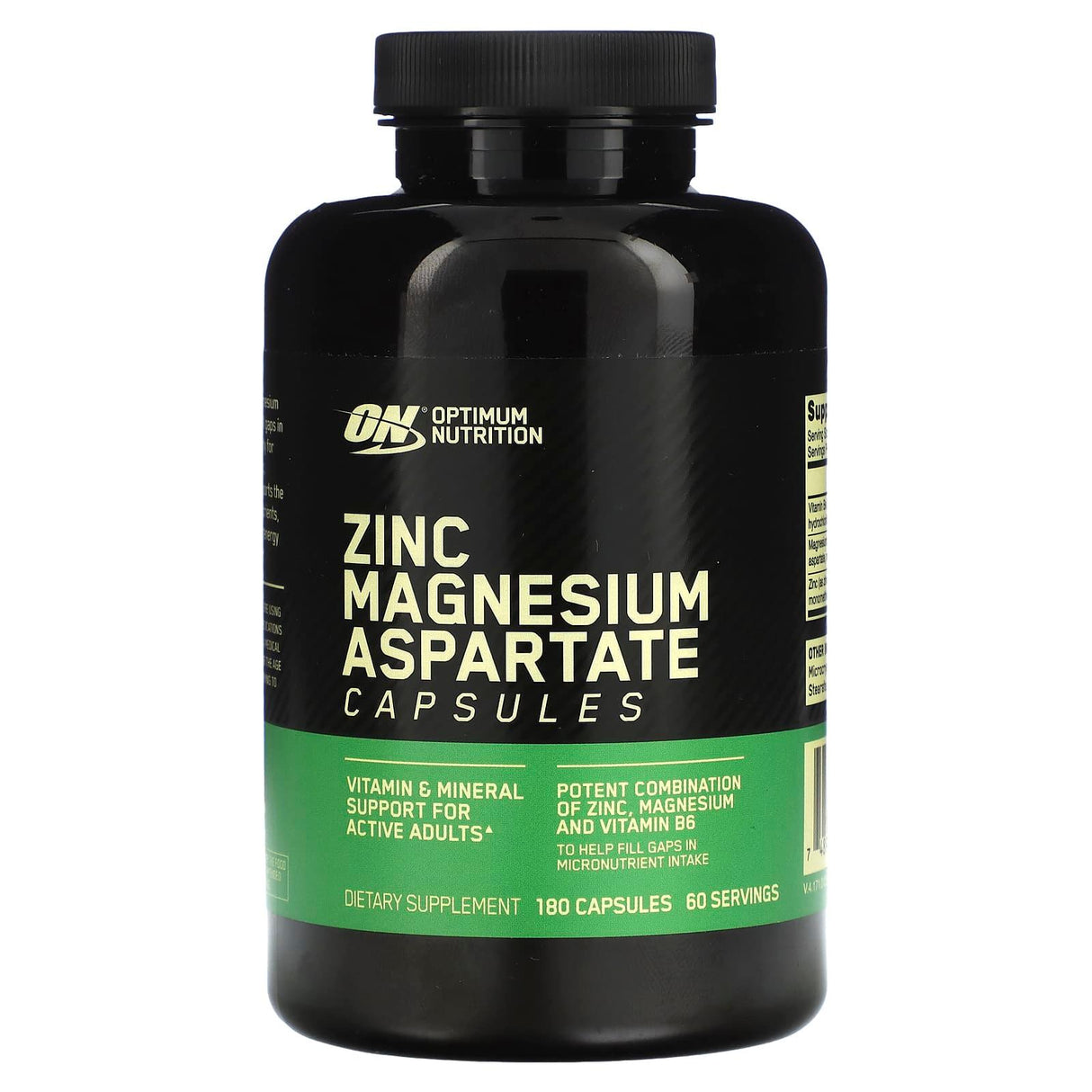 Optimum Nutrition, Zinc Magnesium Aspartate, 90 Capsules - Supply Center USA