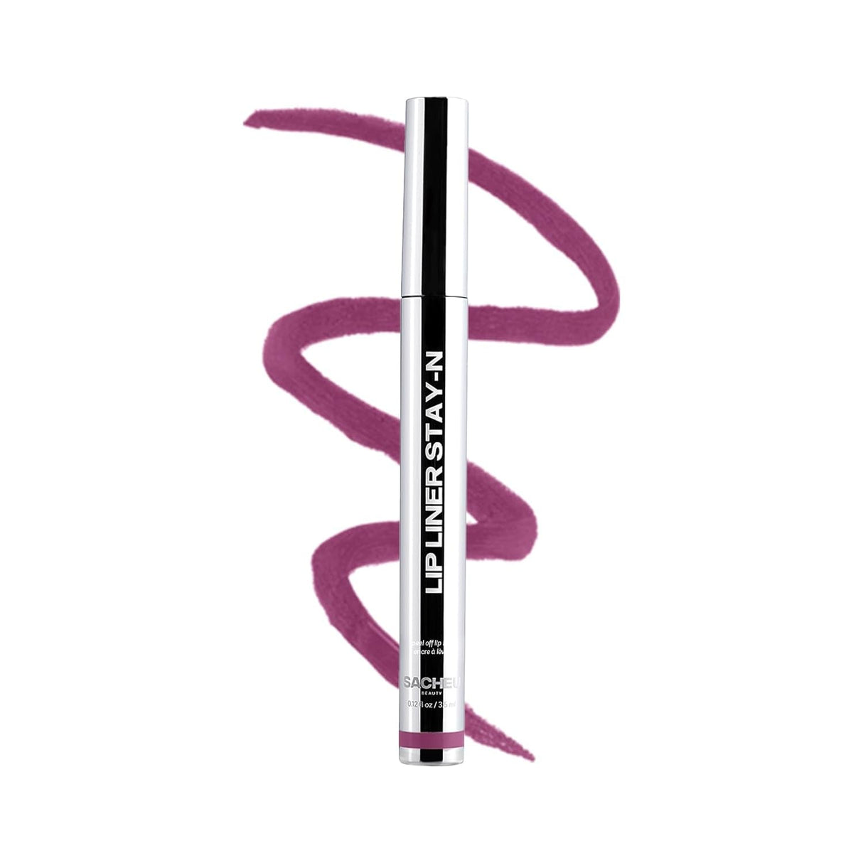 Sacheu Lip Liner Stay-N - Peel off Lip Liner Tattoo, Peel off Lip Stain, Long Lasting Lip Stain Peel Off, Infused with Hyaluronic Acid & Vitamin E, for All Skin Types, P-Inked