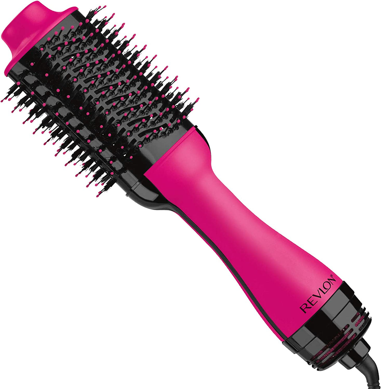 REVLON One Step Volumizer plus Hair Dryer and Styler | More Volume, Less Damage, and More Styling Control for Easy and Fast Salon-Style Blowouts, plus Travel Friendly (Black)