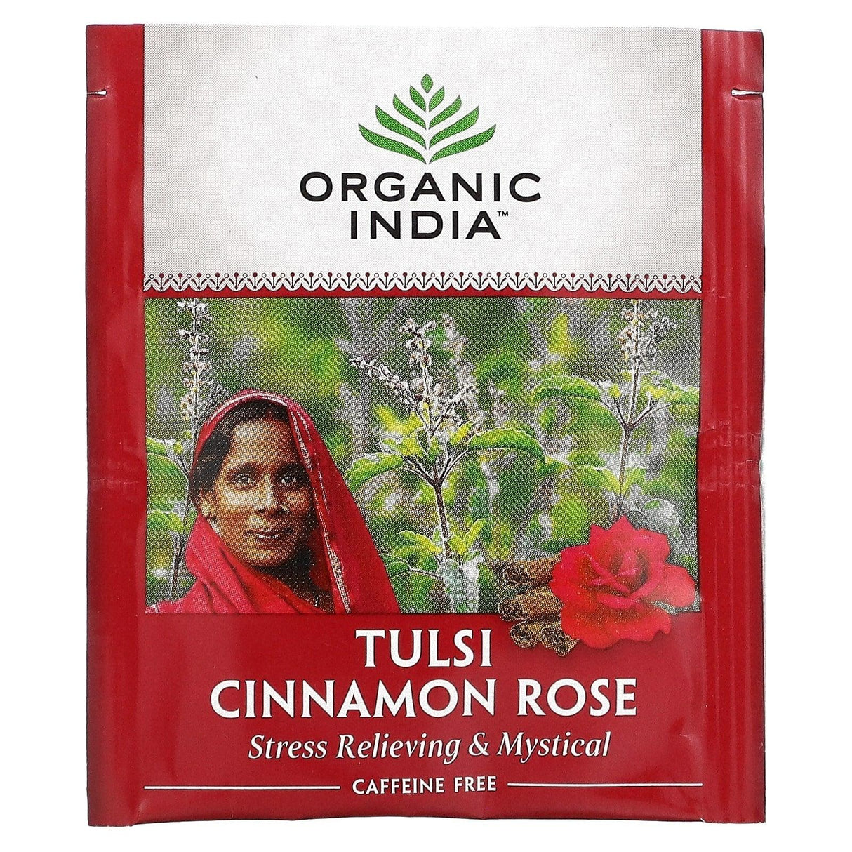 Organic India, Tulsi Tea, Lemon Ginger, Caffeine-Free, 18 Infusion Bags, 1.27 oz (36 g) - Supply Center USA