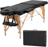 Bestmassage Massage Table Portable Massage Bed Lash Bed 28 in Wide Spa Bed Hight Adjustable 2 Fold Spa Bed Facial Cradle Salon Bed with Non-Woven Bag for Spa Footmassage Facial Carespa Tattoo