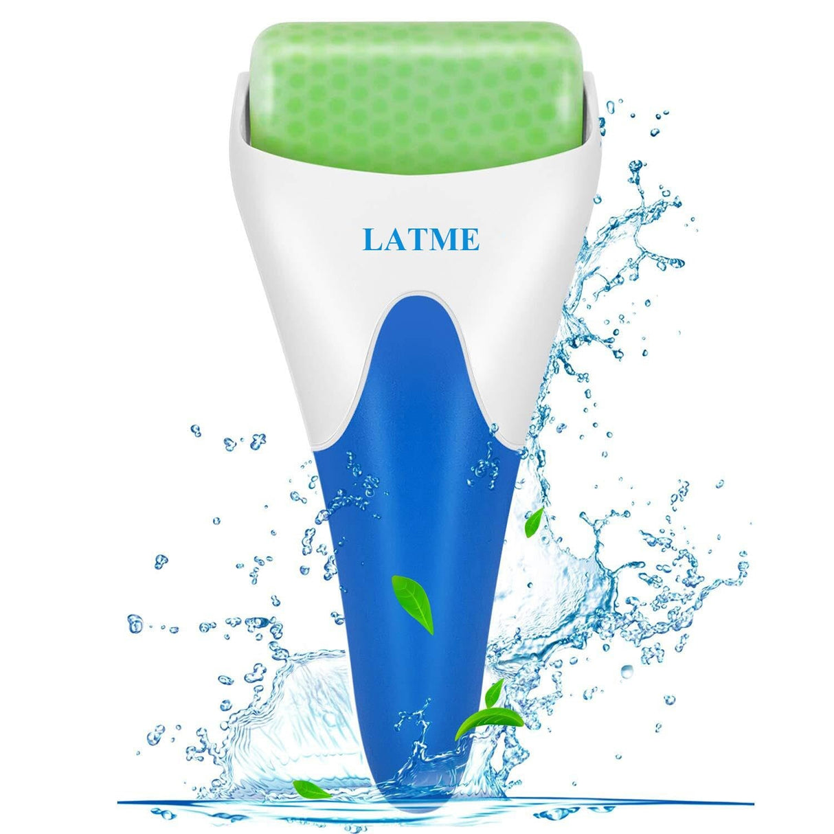 LATME Ice Roller for Face Eyes,Womens Gifts,Face Massager Roller Puffiness Migraine Pain Relief and Minor Injury (Smoggy Blue)